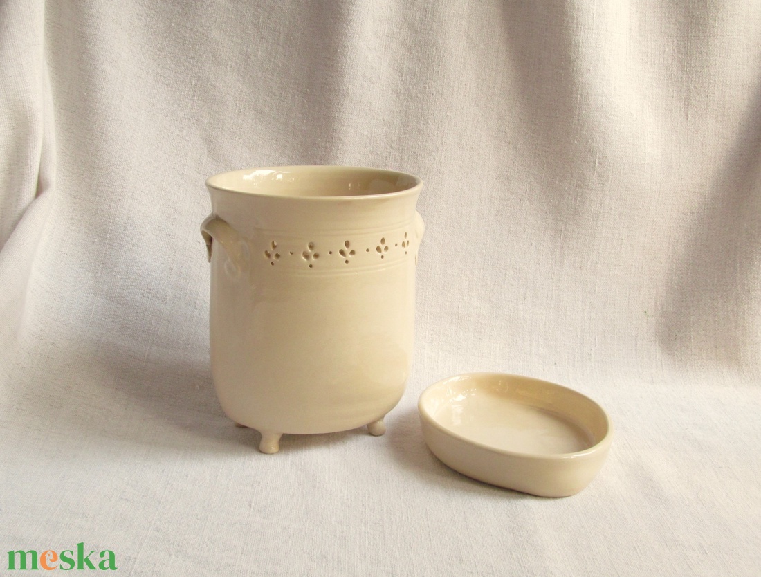 Evőeszköz szárító kerámiából, áttört díszítéssel - táska & tok - uzsonna- & ebéd tartó - evőeszköz tartó - Meska.hu Evőeszköz szárító kerámiából, áttört díszítéssel - táska & tok - uzsonna- & ebéd tartó - evőeszköz tartó - Meska.hu