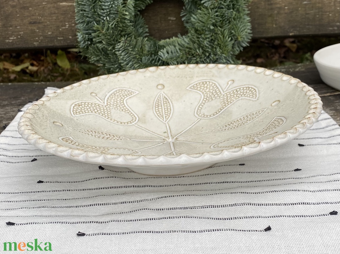 Gyümölcsöstál, tálaló - otthon & életmód - konyhafelszerelés, tálalás - tálalás - tányér & étkészlet - Meska.hu