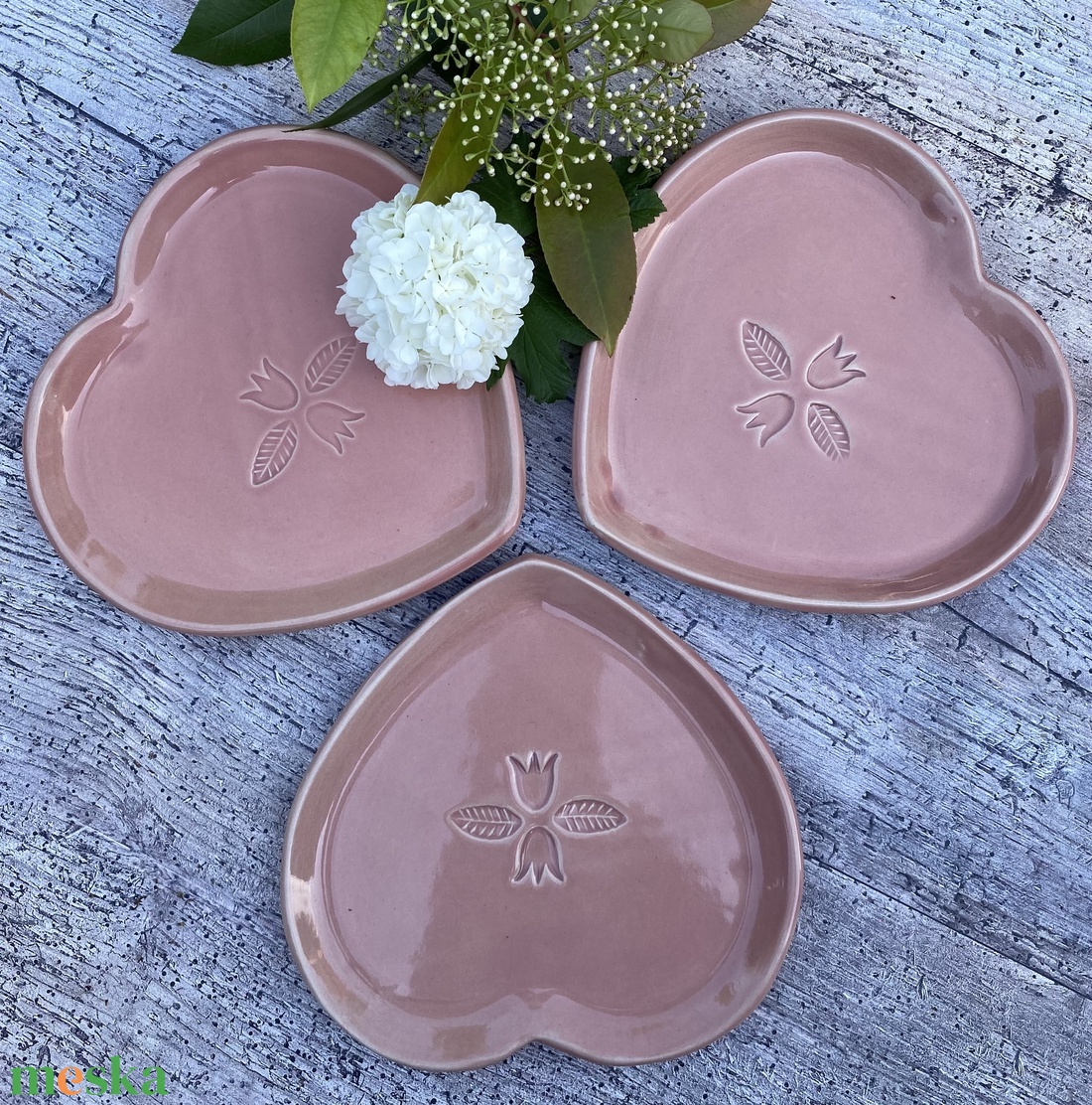 Szív tálaló - otthon & életmód - konyhafelszerelés, tálalás - tálalás - tányér & étkészlet - Meska.hu