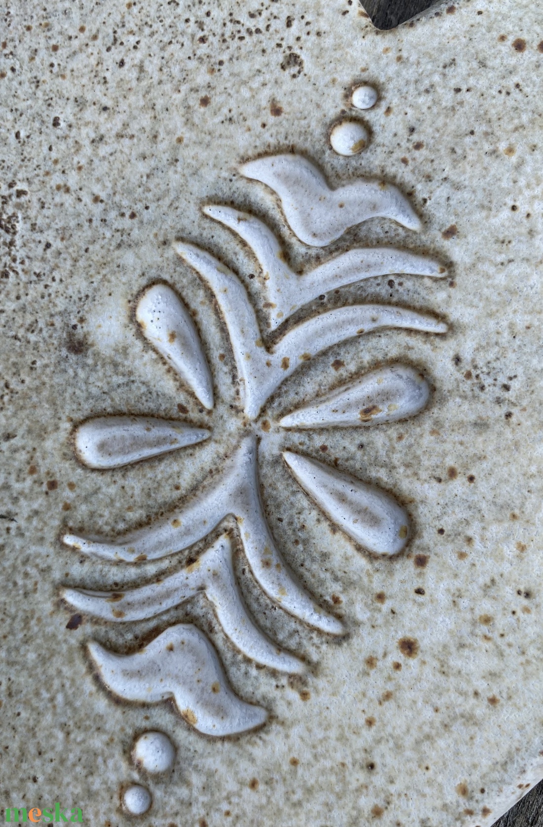 Kerámia szív - otthon & életmód - dekoráció - fali és függő dekoráció - falra akasztható dekor - Meska.hu