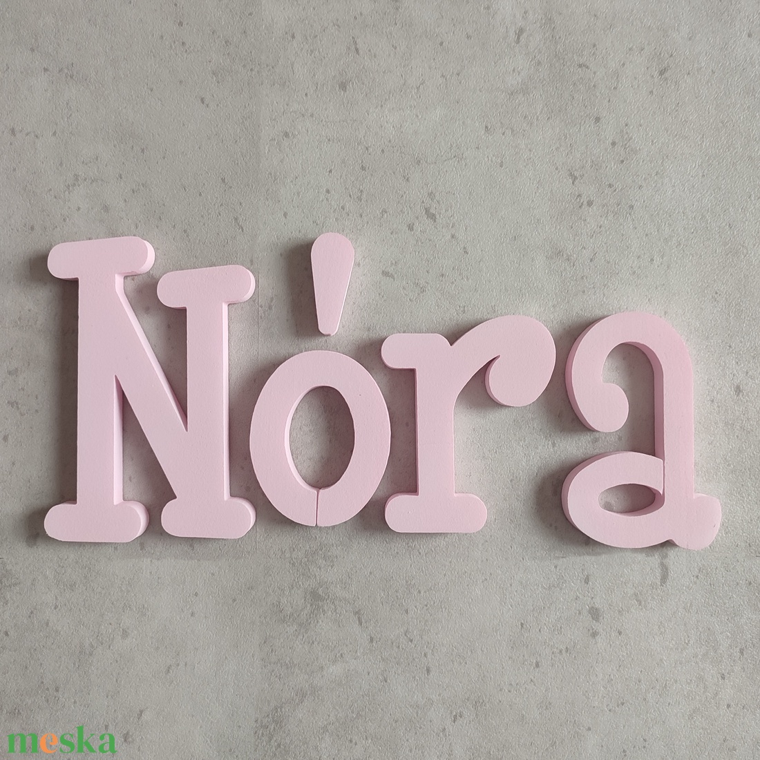 Ajtó dekor, dekor betűk, baba betűk, neves dekorációk 43 színben - otthon & életmód - babaszoba, gyerekszoba - babaszoba dekoráció - Meska.hu
