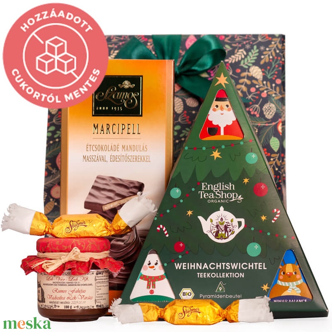 MENTES KARÁCSONY - cukormentes ajándékcsomag karácsonyra - élelmiszer - gourmet ajándékcsomag - Meska.hu