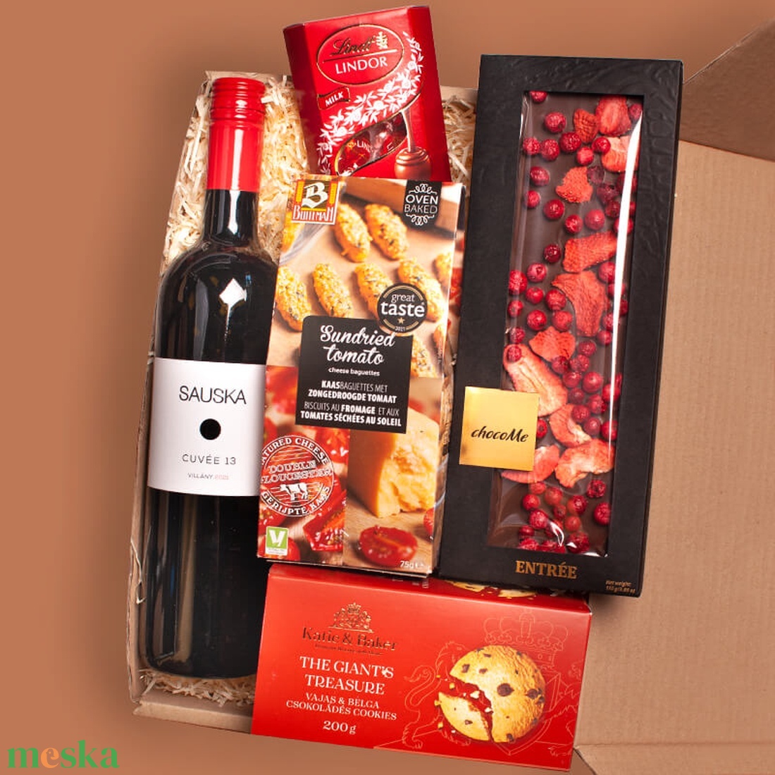 TŐLEM NEKED - édességcsomag borral - élelmiszer - gourmet ajándékcsomag - Meska.hu