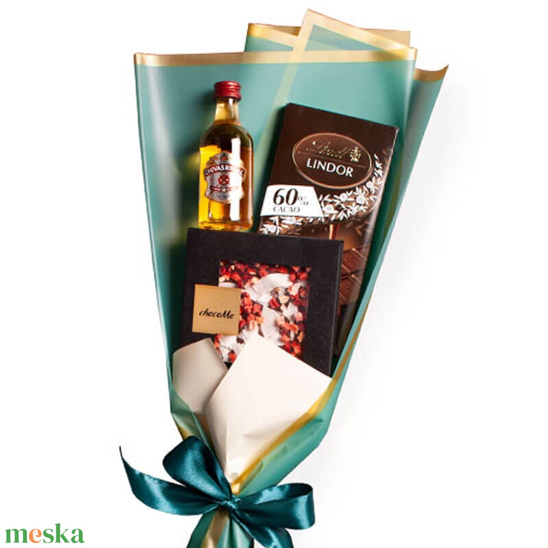 WHISKY ÉS CSOKOLÁDÉ CSOKOR - ballagási ajándék - élelmiszer - gourmet ajándékcsomag - Meska.hu