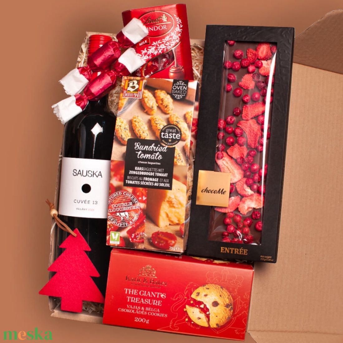 TŐLEM NEKED - édességcsomag borral - élelmiszer - gourmet ajándékcsomag - Meska.hu