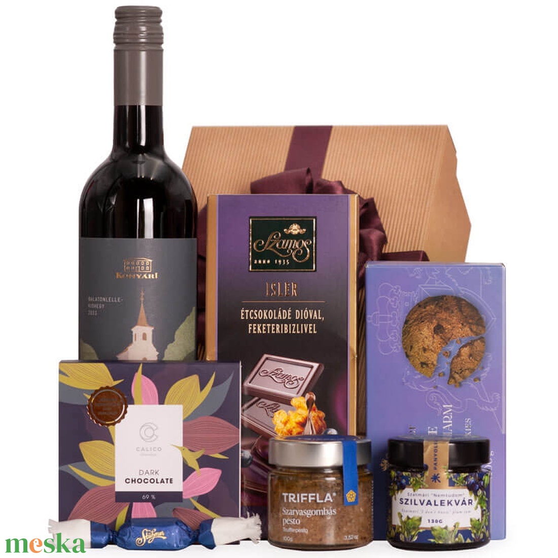 PURPLE DREAM - NAGY ajándékcsomag karácsonyra - élelmiszer - gourmet ajándékcsomag - Meska.hu