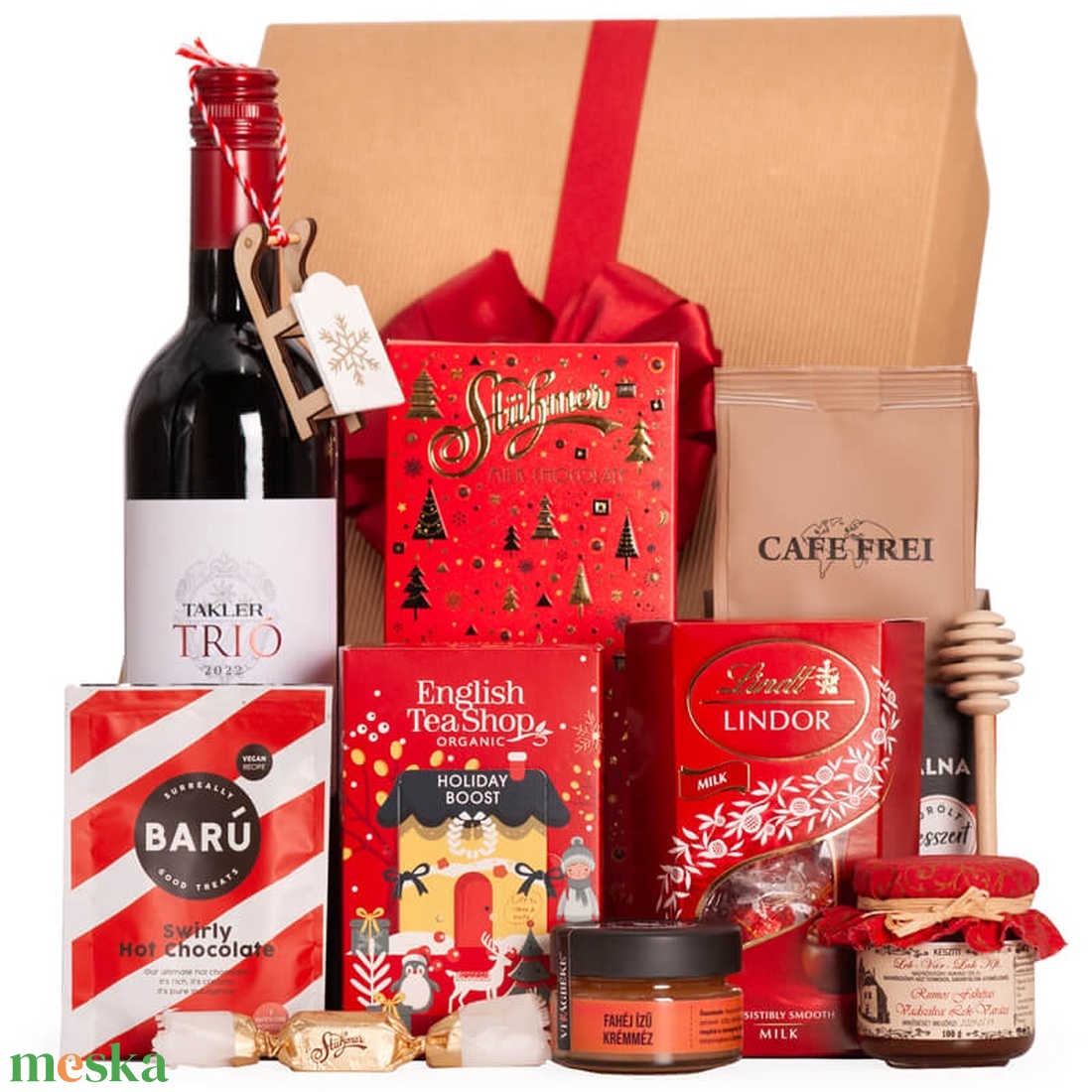 SECRET SANTA GRANDE ajándékcsomag - élelmiszer - gourmet ajándékcsomag - Meska.hu