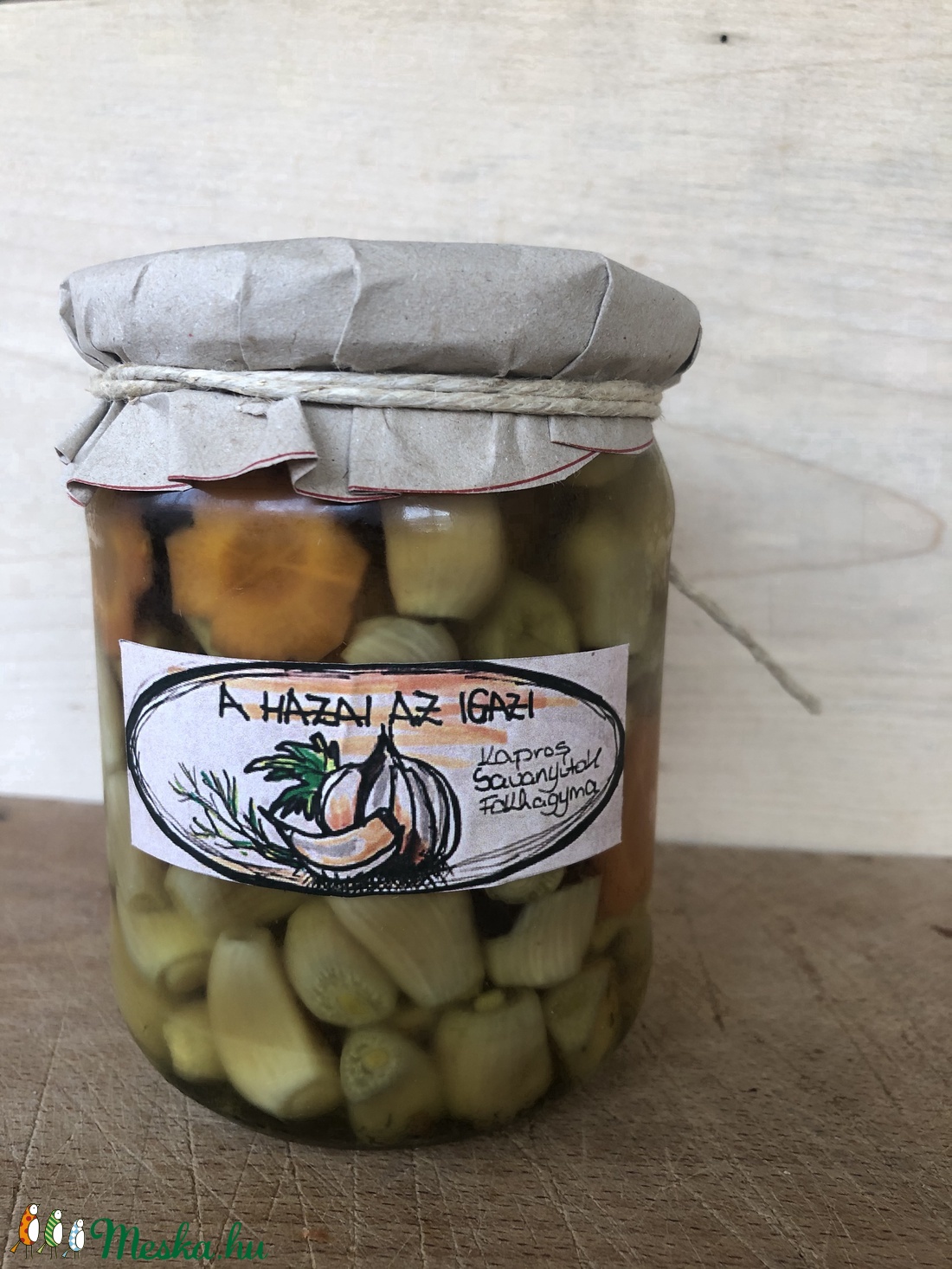 Kapros savanyított fokhagyma - élelmiszer - gyümölcs, zöldség - Meska.hu Kapros savanyított fokhagyma - élelmiszer - gyümölcs, zöldség - Meska.hu