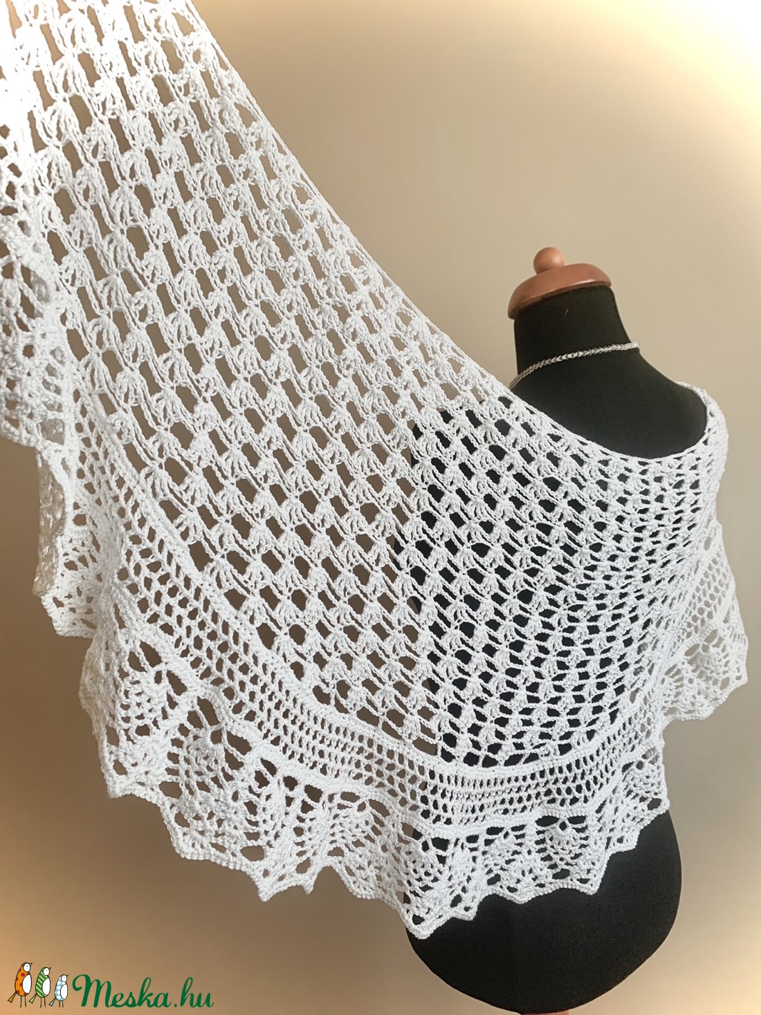 WhiteDream - esküvő - kiegészítők - bolero és válltakaró - Meska.hu
