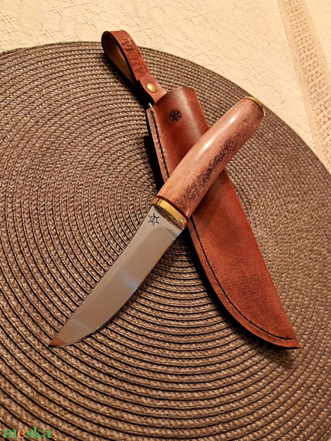 Skandimesser- Puukko kés - otthon & életmód - ház & kert - szerszám & eszközök - Meska.hu