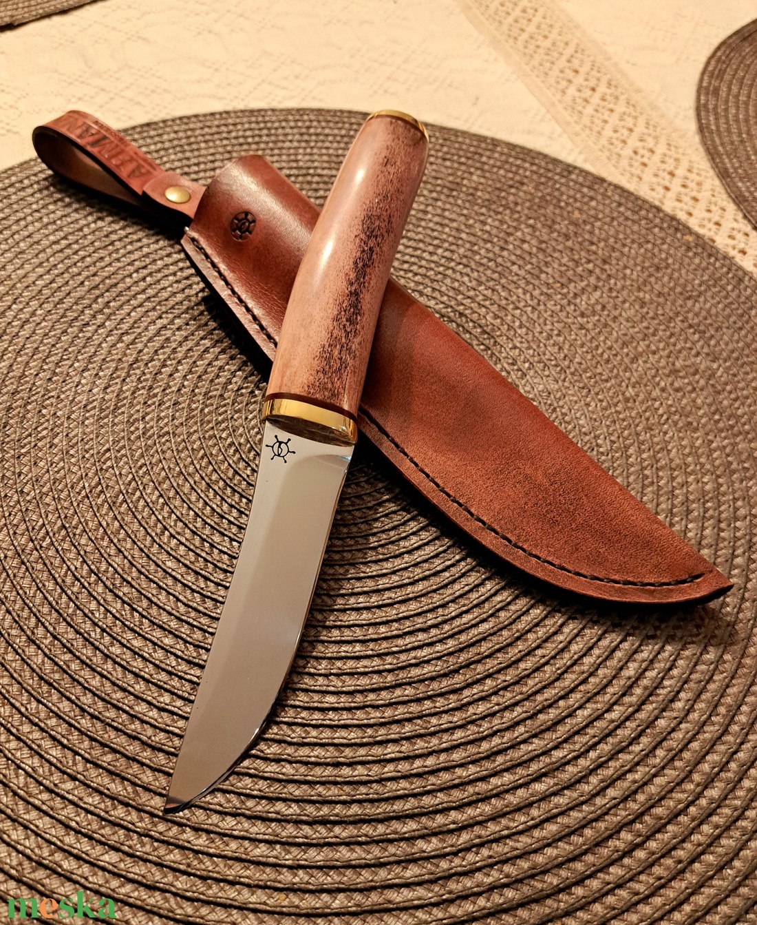 Skandimesser- Puukko kés - otthon & életmód - ház & kert - szerszám & eszközök - Meska.hu