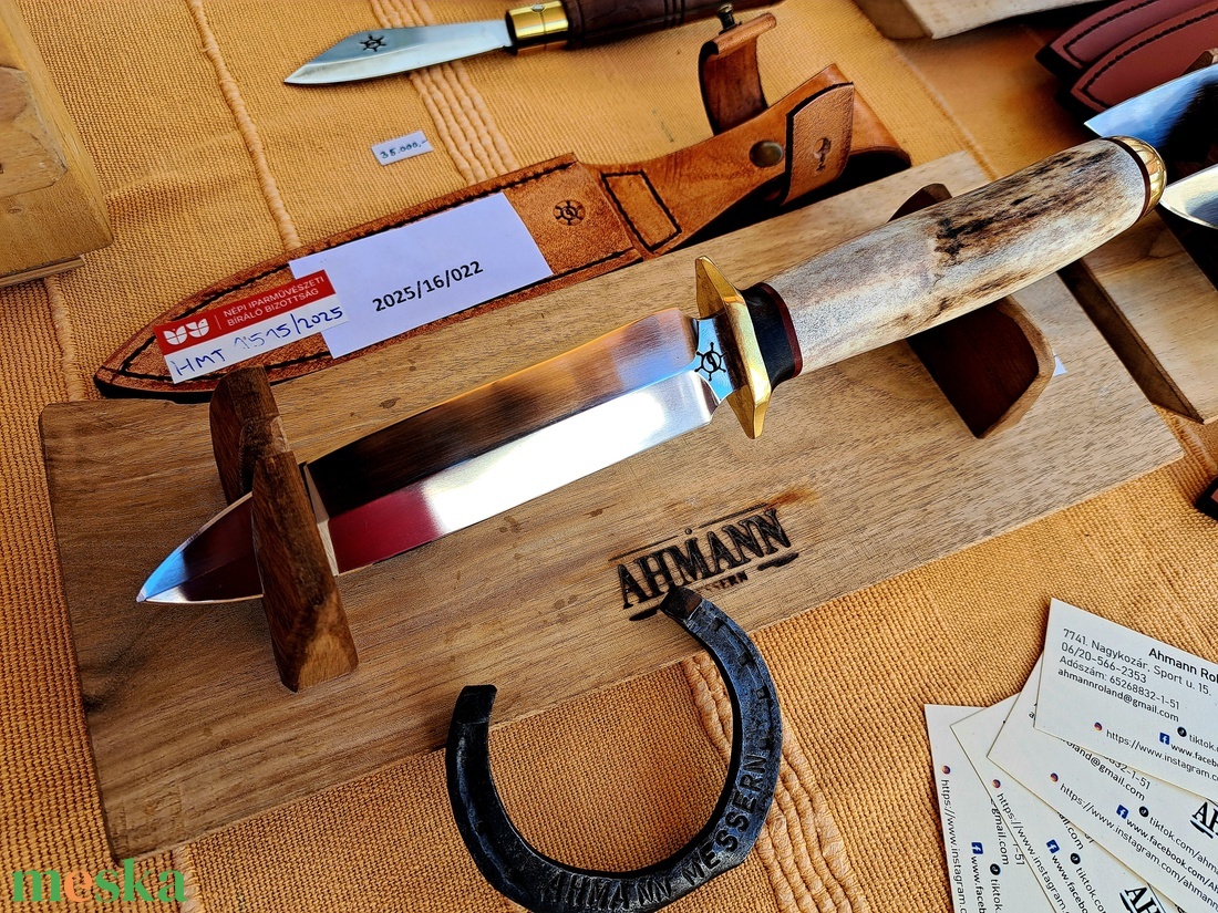 Kétélű vadász tőr- Dolchmesser - játék & sport - sport és kikapcsolódás - vadászat - trófea alátét - Meska.hu Kétélű vadász tőr- Dolchmesser - játék & sport - sport és kikapcsolódás - vadászat - trófea alátét - Meska.hu