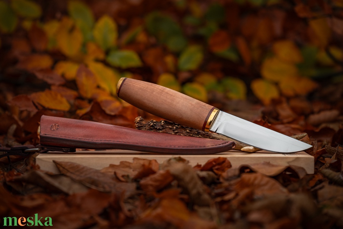 Skandimesser- Puukko kés. - otthon & életmód - konyhafelszerelés, tálalás - sütés, főzés - vágódeszka - Meska.hu