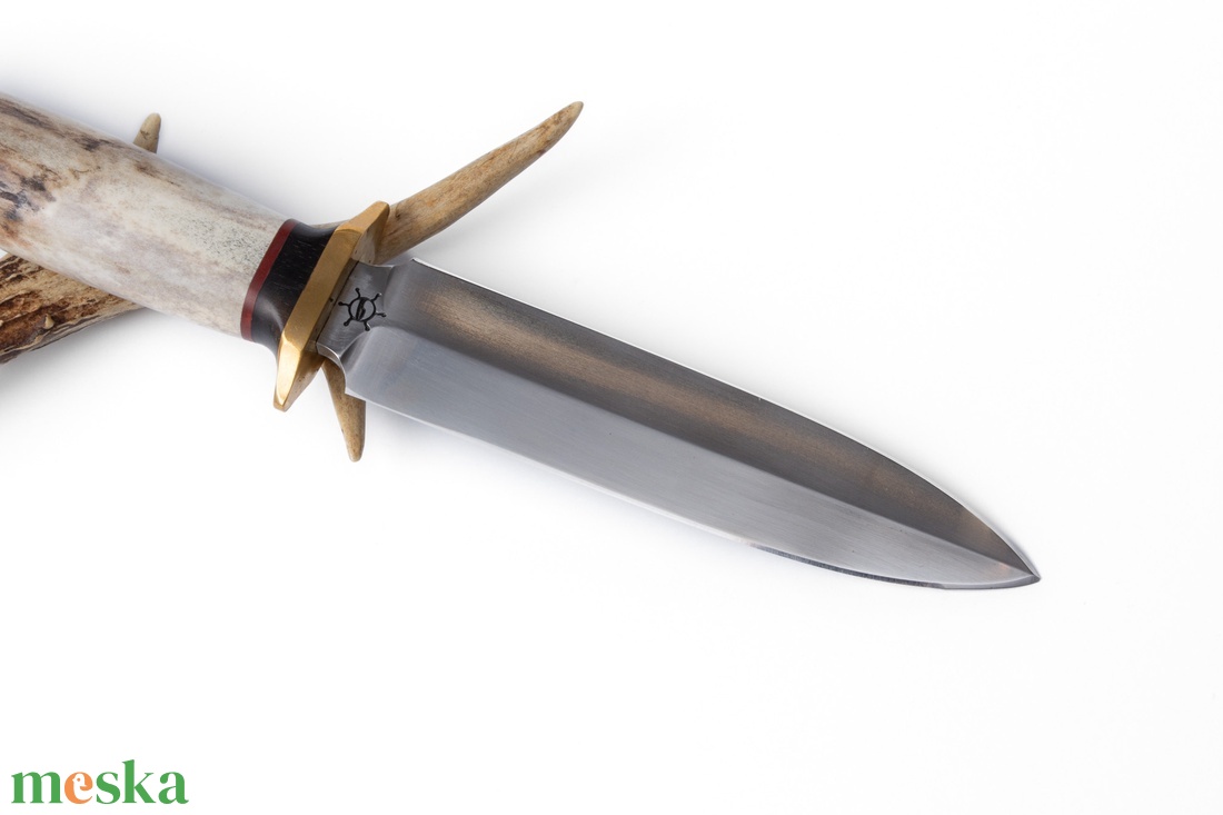 Kétélű vadász tőr- Dolchmesser - játék & sport - sport és kikapcsolódás - vadászat - trófea alátét - Meska.hu