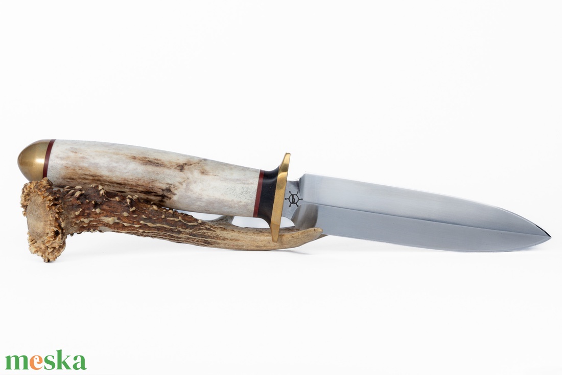 Kétélű vadász tőr- Dolchmesser - játék & sport - sport és kikapcsolódás - vadászat - trófea alátét - Meska.hu
