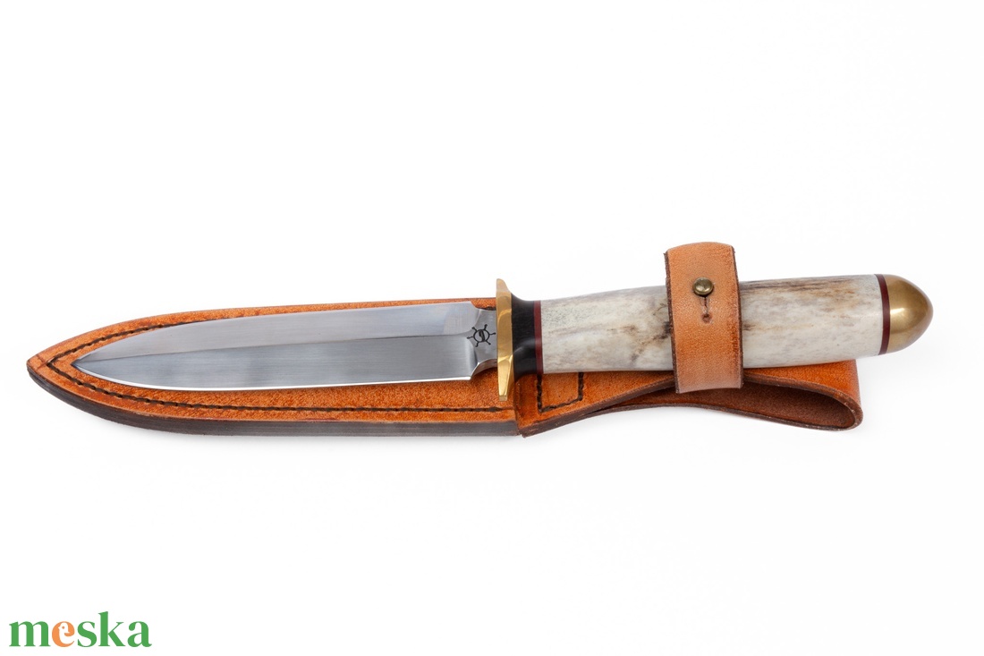 Kétélű vadász tőr- Dolchmesser - játék & sport - sport és kikapcsolódás - vadászat - trófea alátét - Meska.hu