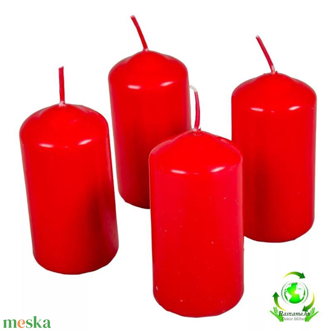 Mártott henger gyertya 40x80 mm - piros - kellékek & szerszámok - dekorációs kellékek - dekorációs gyertya - Meska.hu Mártott henger gyertya 40x80 mm - piros - kellékek & szerszámok - dekorációs kellékek - dekorációs gyertya - Meska.hu
