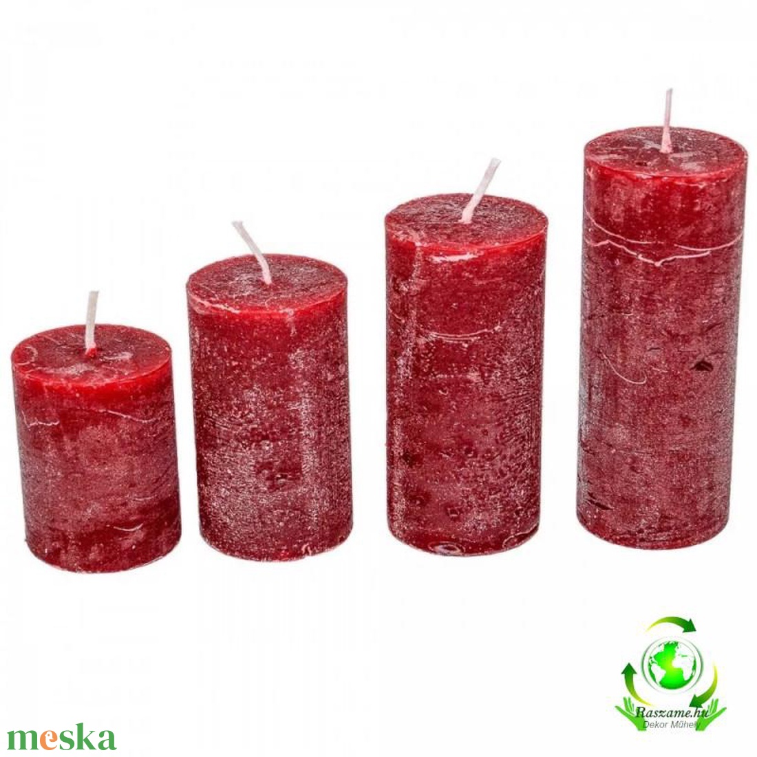 Rusztikus 40 mm lépcsős gyertya szett - bordó - kellékek & szerszámok - vegyes alapanyag - Meska.hu Rusztikus 40 mm lépcsős gyertya szett - bordó - kellékek & szerszámok - vegyes alapanyag - Meska.hu