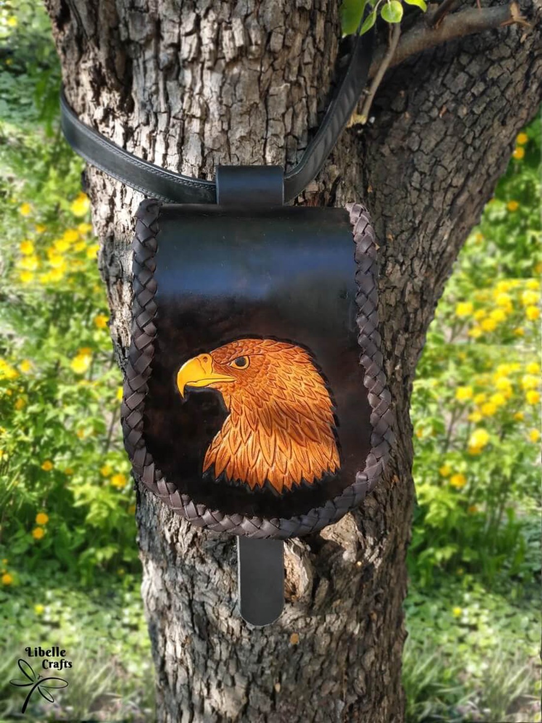 Sasfejes tarsoly - táska & tok - övtáska - Meska.hu