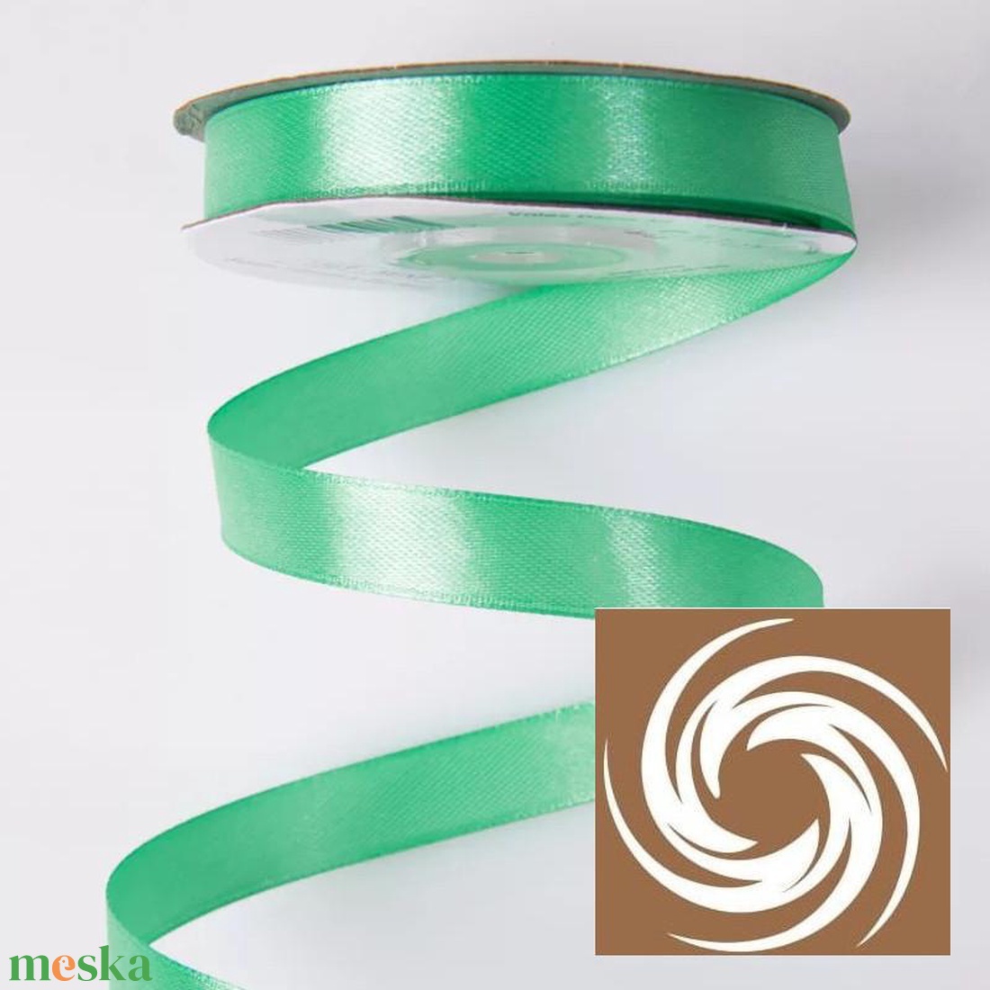 Szatén szalag 12mmx22,86m - menta - kellékek & szerszámok - rövidáru - szalag, pánt - szatén szalag - Meska.hu Szatén szalag 12mmx22,86m - menta - kellékek & szerszámok - rövidáru - szalag, pánt - szatén szalag - Meska.hu