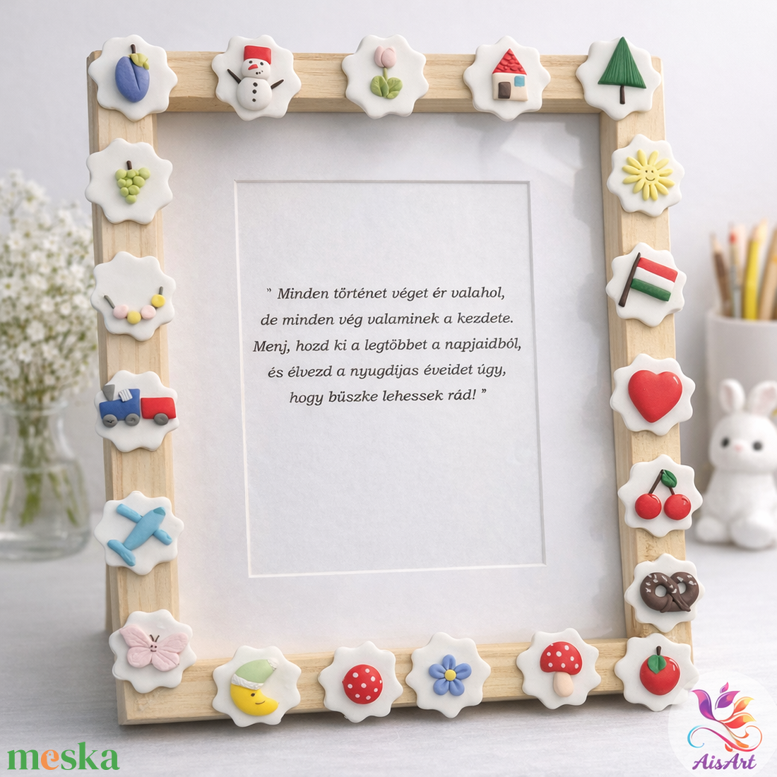 Díszített képkeret pedagógusoknak - otthon & életmód - dekoráció - kép & falikép - képkeret - Meska.hu