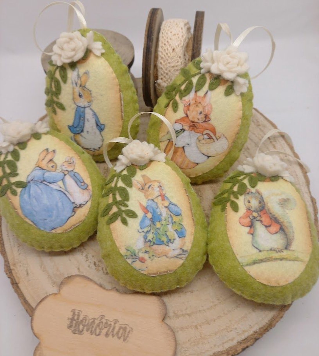 Húsvéti tojások, dobozban - zöld - otthon & életmód - dekoráció - fali és függő dekoráció - falra akasztható dekor - Meska.hu