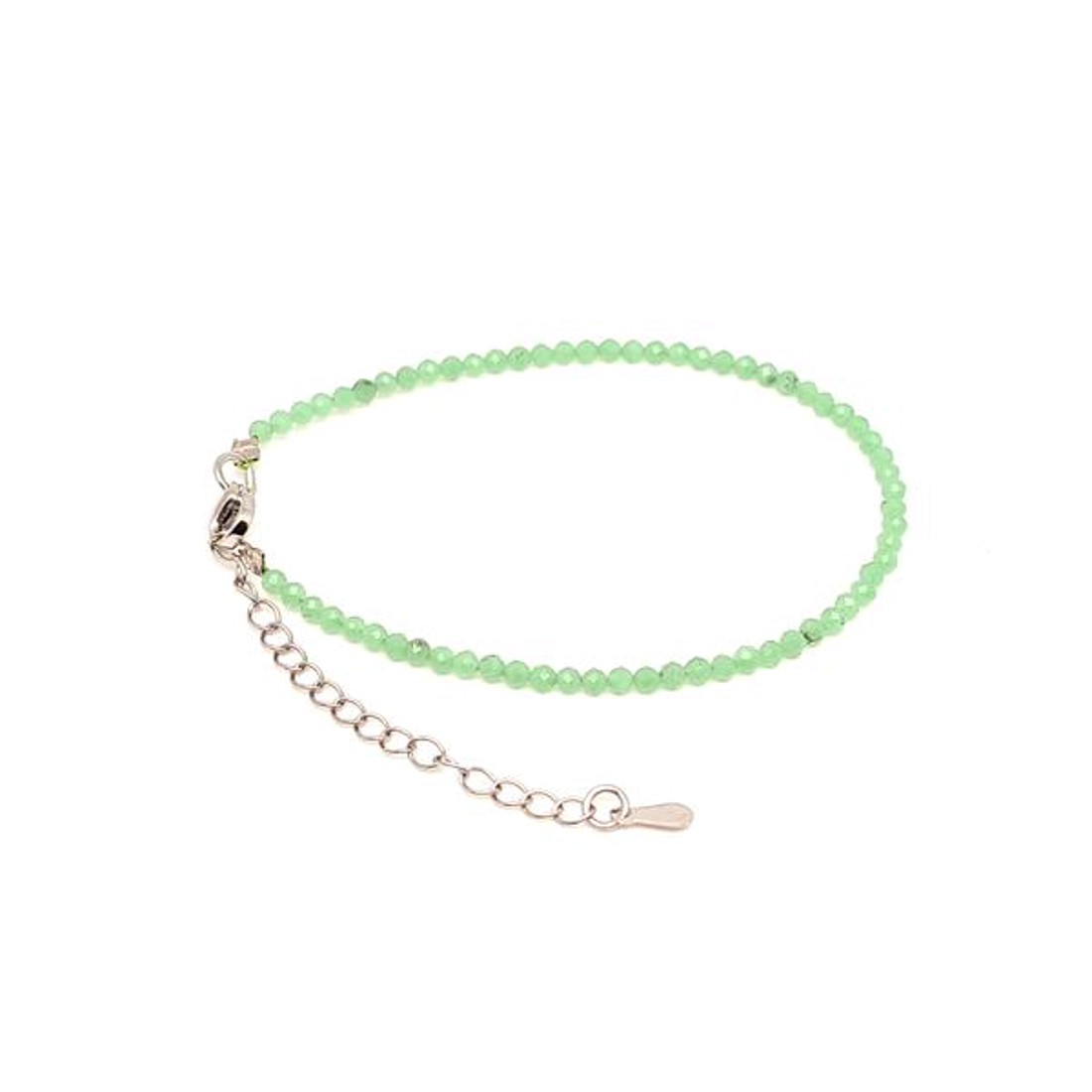Jáde New kapcsos állítható faz golyó kari 2-2,5mm - ékszer - karkötő - ásványkarkötő - Meska.hu