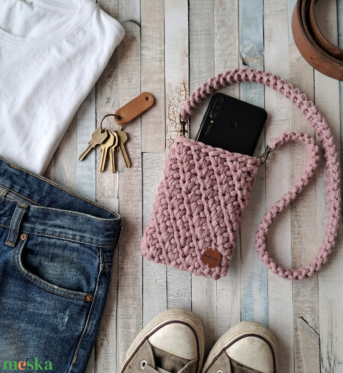 Urban Mini telefontartó crossbody - táska & tok - kézitáska & válltáska - válltáska - Meska.hu