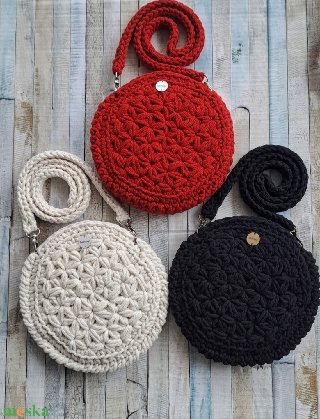 Horgolt  Crossbody táska - táska & tok - kézitáska & válltáska - válltáska - Meska.hu