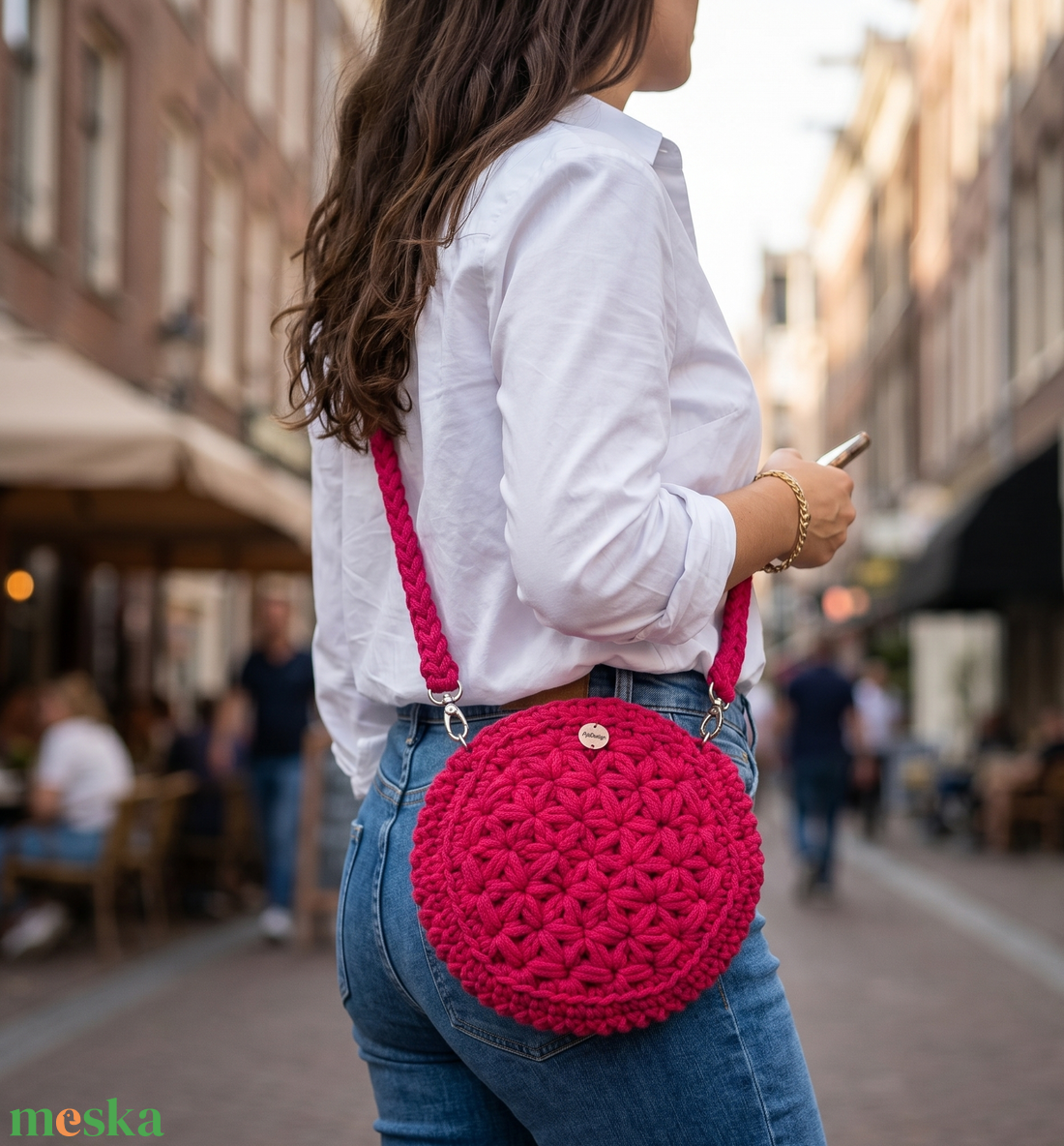 Horgolt  Crossbody táska - táska & tok - kézitáska & válltáska - válltáska - Meska.hu