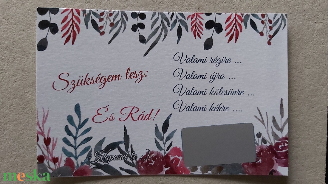 Kaparós sorsjegy - otthon & életmód - papír, írószer - ajándékozás kellékei - ajándékkísérő - Meska.hu Kaparós sorsjegy - otthon & életmód - papír, írószer - ajándékozás kellékei - ajándékkísérő - Meska.hu