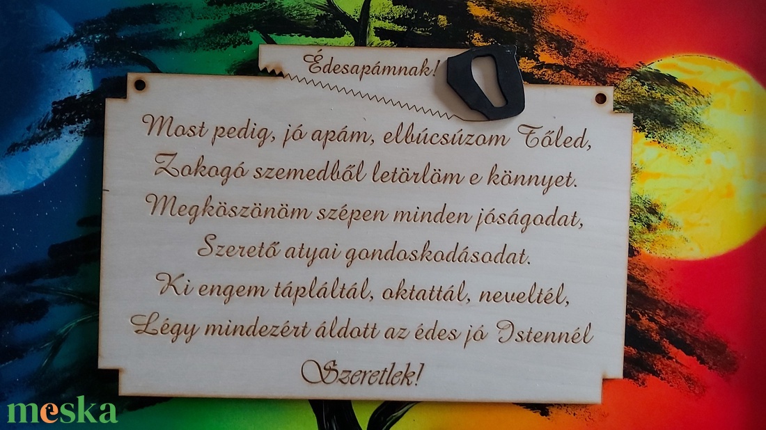 Köszönőajándék Édesapáknak! - esküvő - emlék & ajándék - szülőköszöntő ajándék - Meska.hu Köszönőajándék Édesapáknak! - esküvő - emlék & ajándék - szülőköszöntő ajándék - Meska.hu