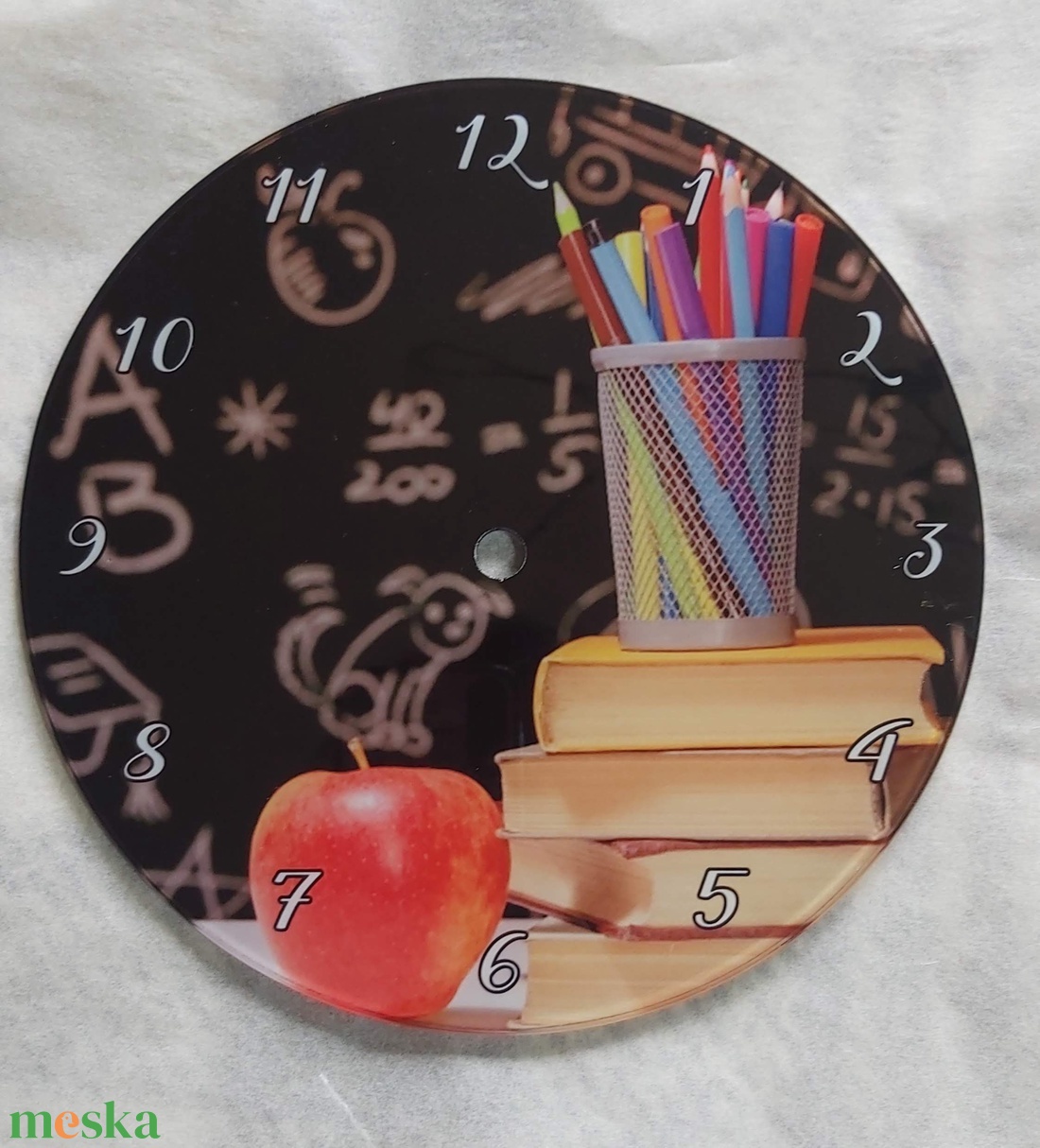 Üveg falióra - otthon & életmód - dekoráció - fali és függő dekoráció - falióra & óra - Meska.hu