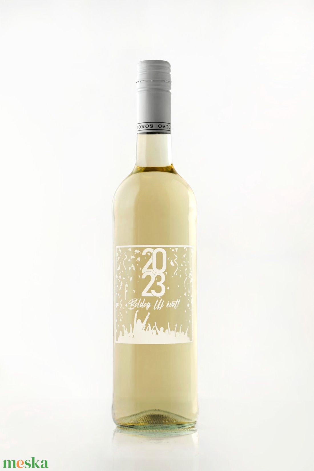 Gravírozott borok szilveszterre - élelmiszer - alkoholos italok - Meska.hu