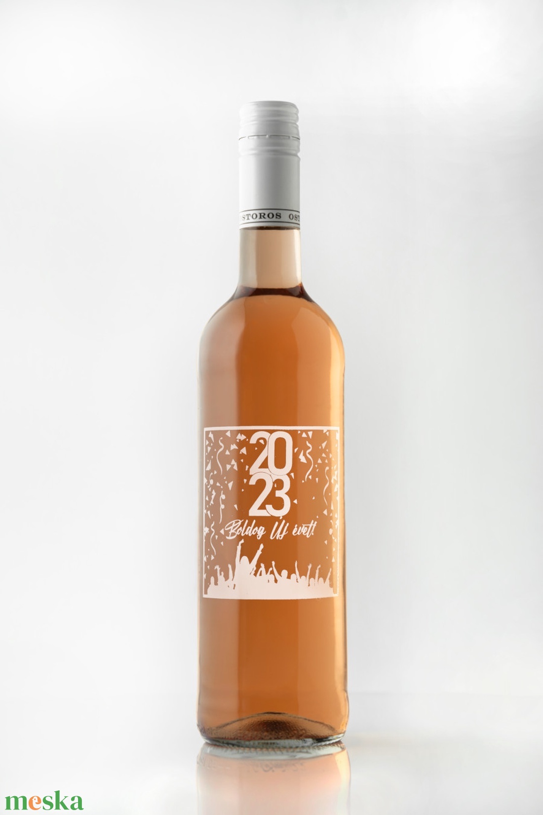 Gravírozott borok szilveszterre - élelmiszer - alkoholos italok - Meska.hu