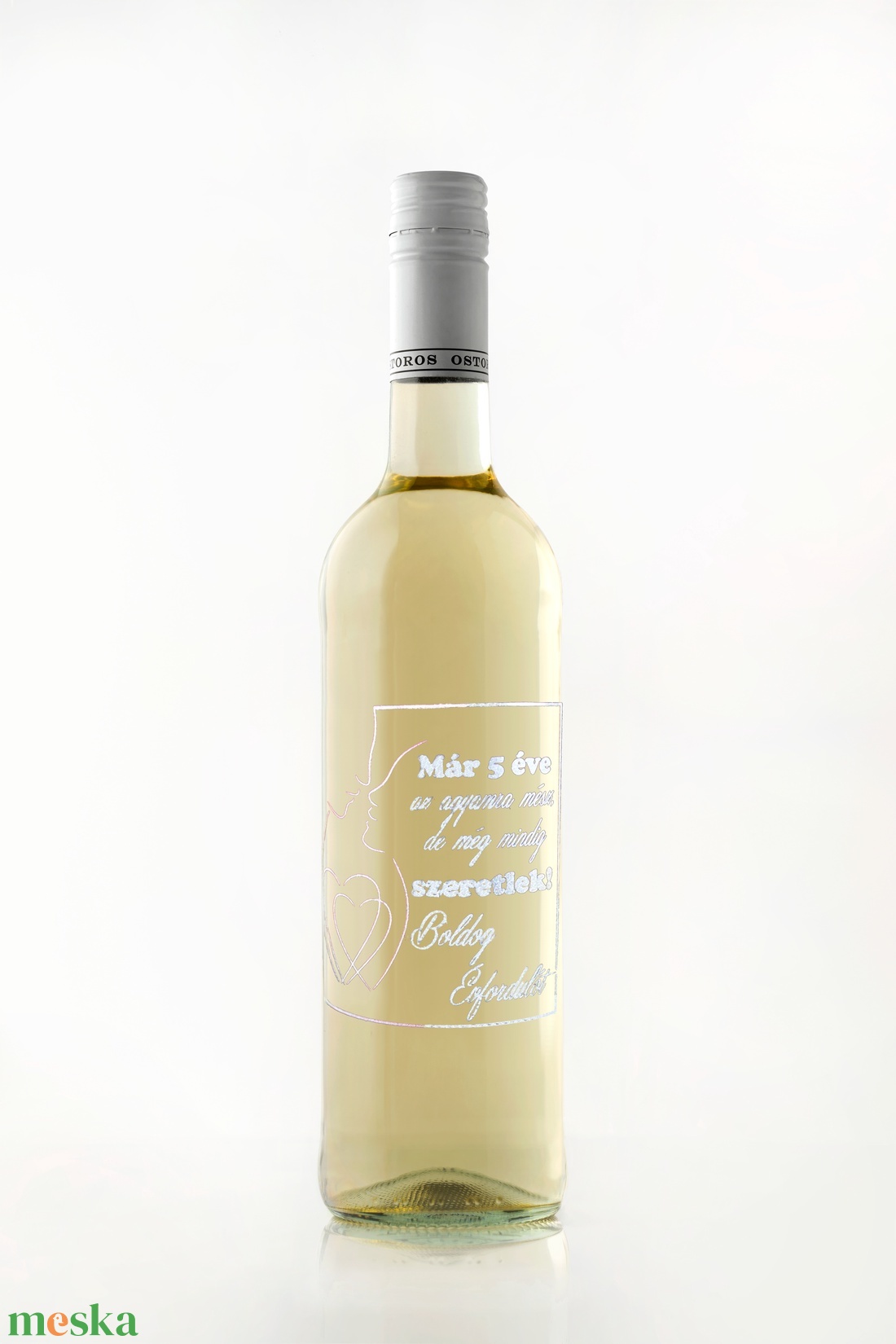 Vicces gravírozott borok évfordulóra, ajándékba vagy akár Karácsonyra - élelmiszer - alkoholos italok - Meska.hu