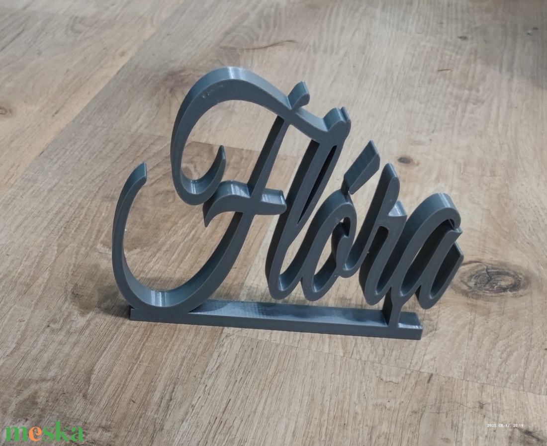 Egyedi szöveg  névvel, szívvel, stílussal � egyedi dekoráció különleges pillanatokhoz - esküvő - dekoráció - asztaldísz - Meska.hu