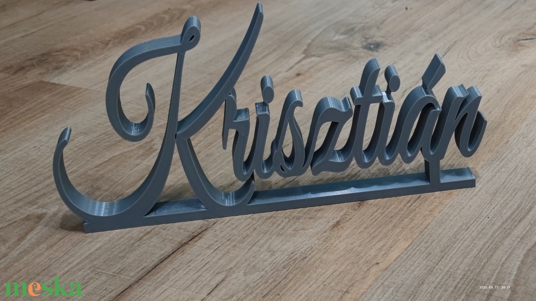 Egyedi szöveg  névvel, szívvel, stílussal � egyedi dekoráció különleges pillanatokhoz - esküvő - dekoráció - asztaldísz - Meska.hu