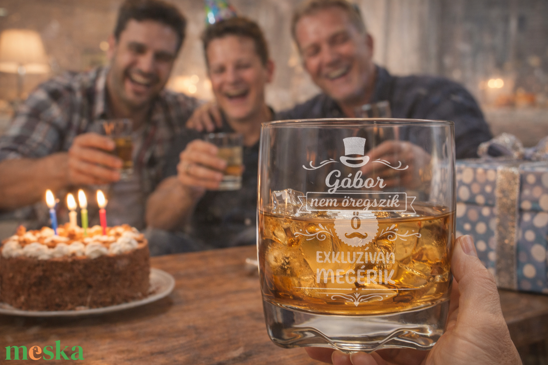 Whiskys pohár humoros felirattal - otthon & életmód - konyhafelszerelés, tálalás - tálalás - pohár - Meska.hu