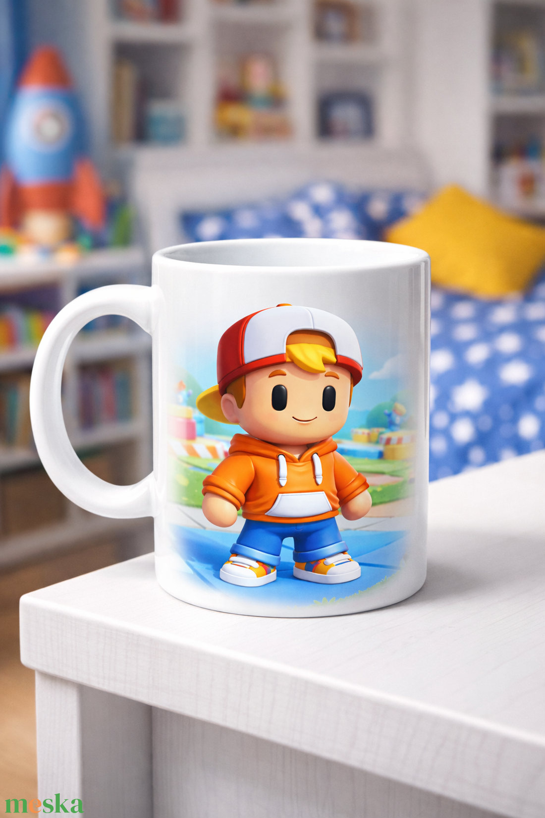 Vidám Gamer Bögre � Játékos Figura Mintával Egyedi Ajándék Gyerekeknek - otthon & életmód - konyhafelszerelés, tálalás - tálalás - bögre & csésze - Meska.hu