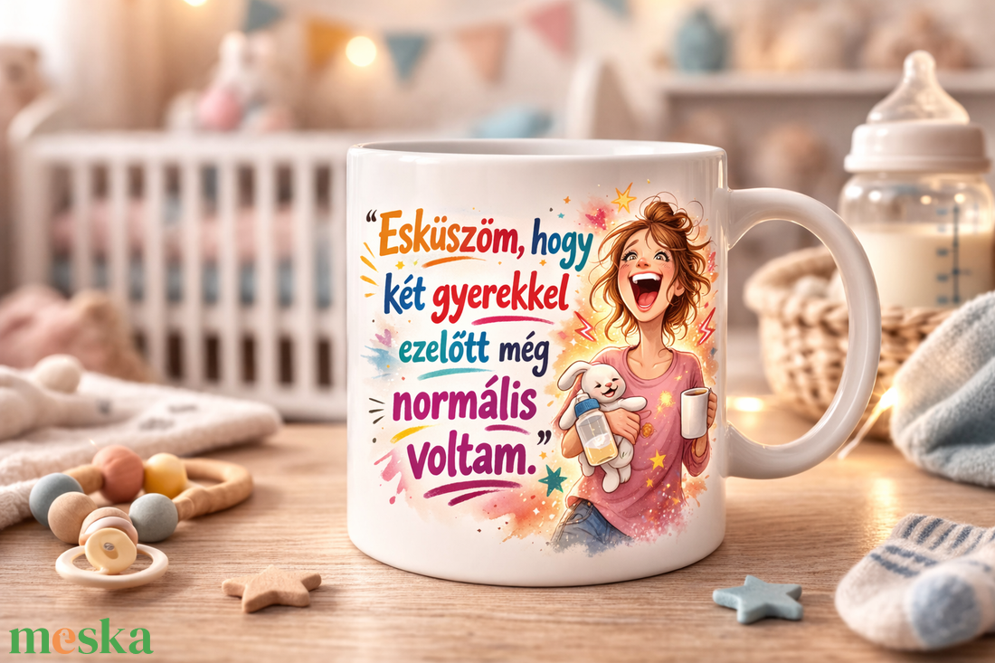 Vicces Anyukás Bögre - otthon & életmód - konyhafelszerelés, tálalás - tálalás - bögre & csésze - Meska.hu