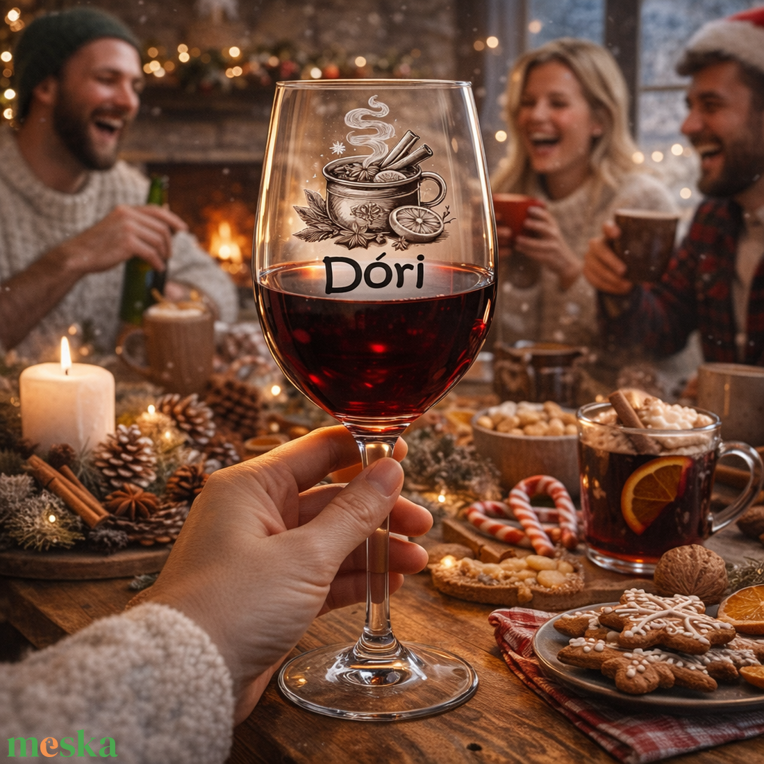 Az én forralt botos poharam - otthon & életmód - konyhafelszerelés, tálalás - tálalás - boros poharak, szettek - Meska.hu