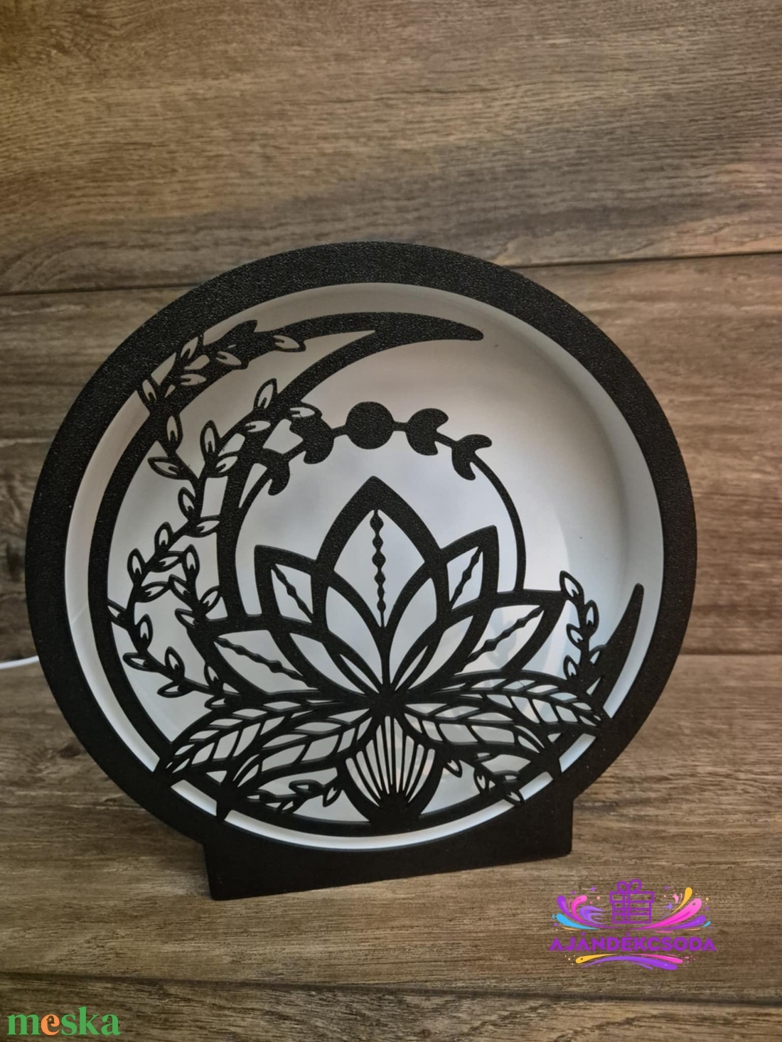 � Lótusz LED hangulatlámpa � egyedi fénydekoráció � - otthon & életmód - dekoráció - fali és függő dekoráció - falra akasztható dekor - Meska.hu