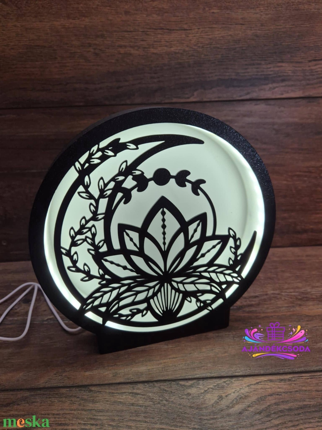 � Lótusz LED hangulatlámpa � egyedi fénydekoráció � - otthon & életmód - dekoráció - fali és függő dekoráció - falra akasztható dekor - Meska.hu