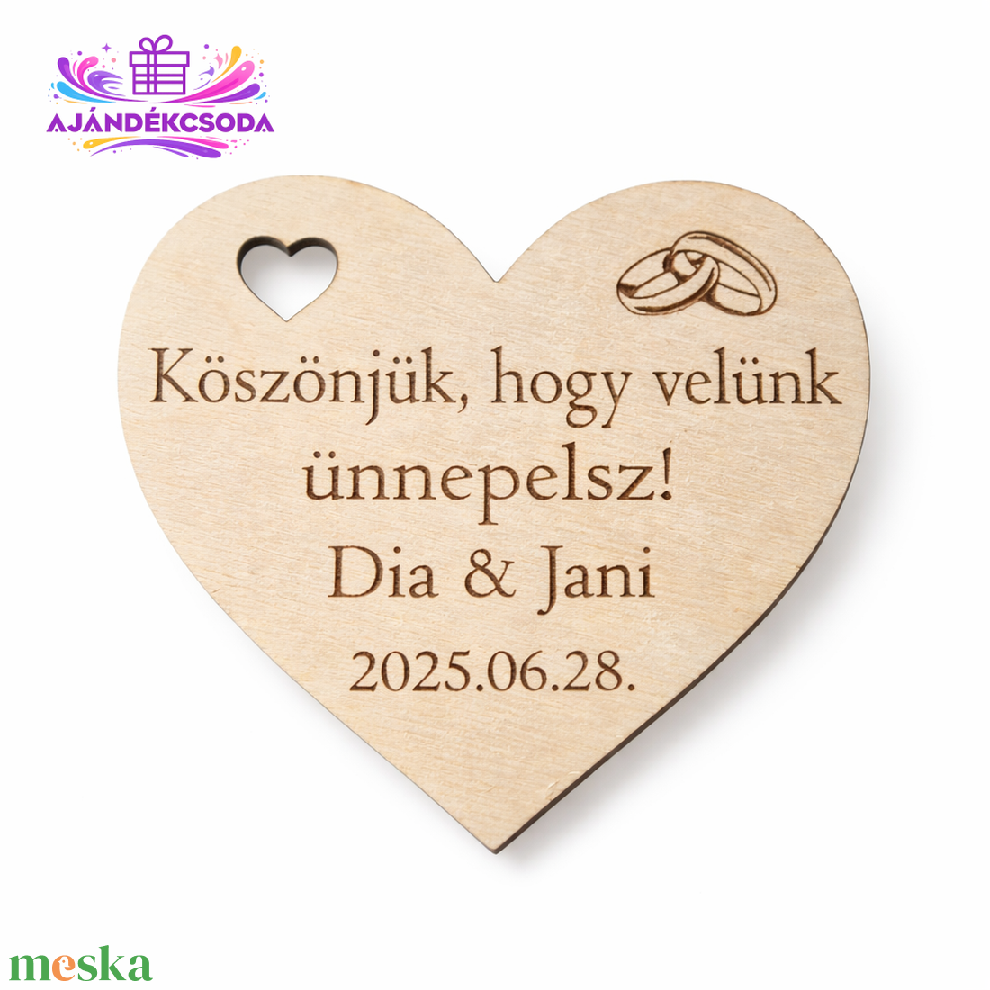 Esküvői köszönet ajándék  - esküvő - emlék & ajándék - köszönőajándék - Meska.hu