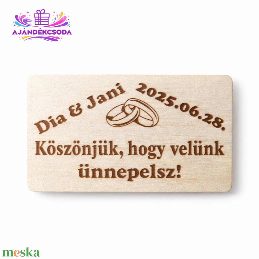 Esküvői köszönet ajándék  - esküvő - emlék & ajándék - köszönőajándék - Meska.hu