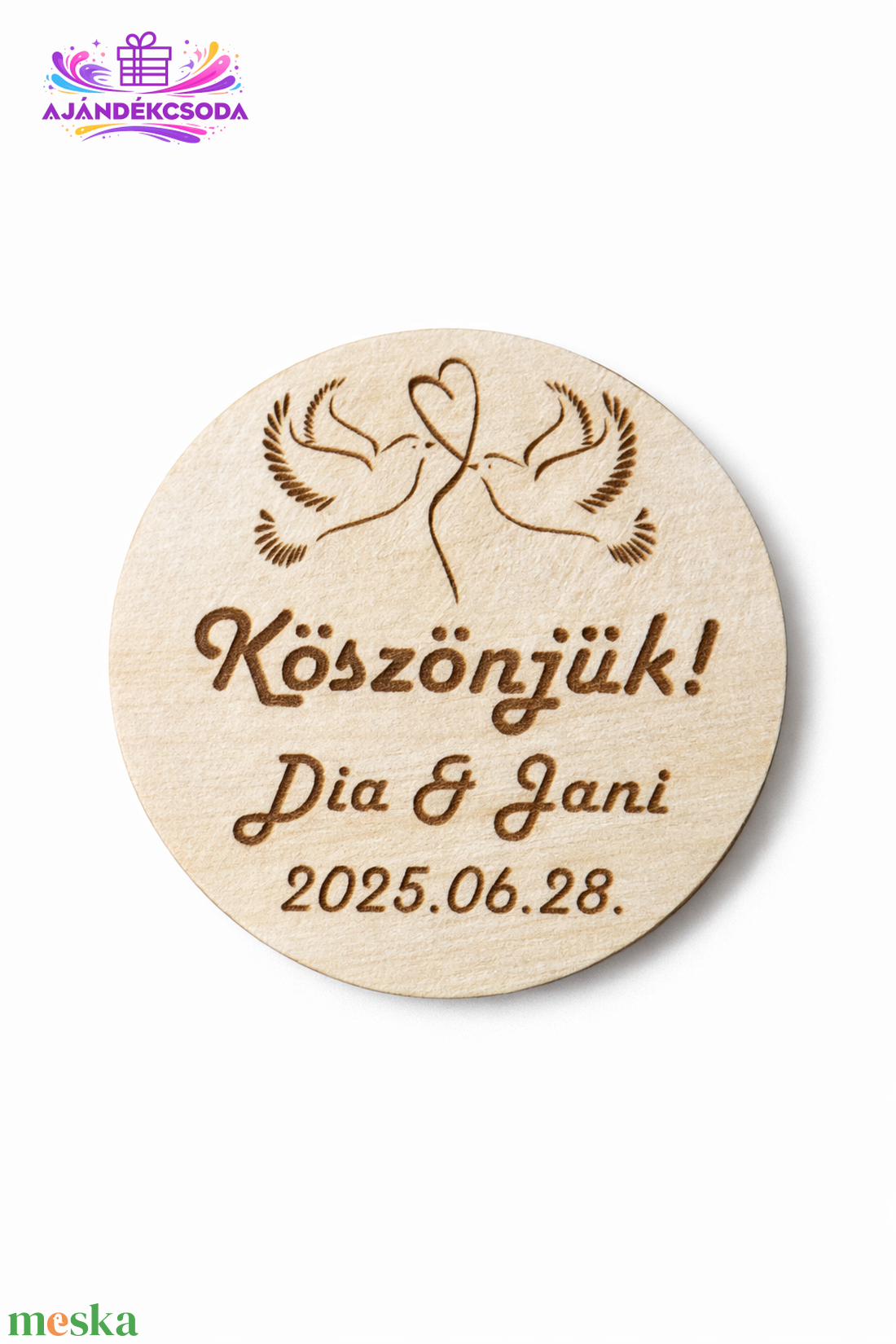 Esküvői köszönet ajándék  - esküvő - emlék & ajándék - köszönőajándék - Meska.hu
