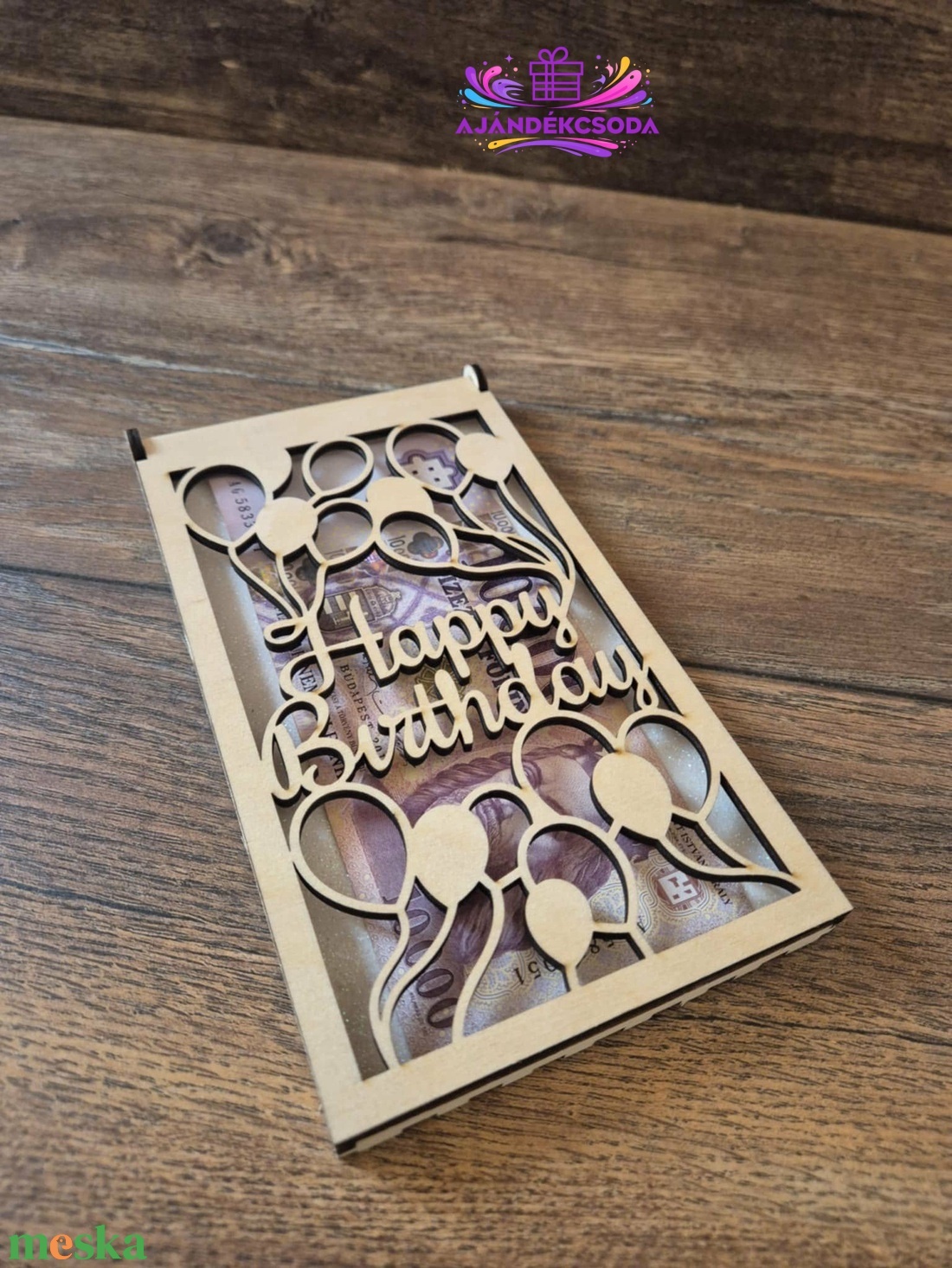 Születésnapi  Pénzátadó - otthon & életmód - papír, írószer - ajándékozás kellékei - pénzátadó doboz - Meska.hu