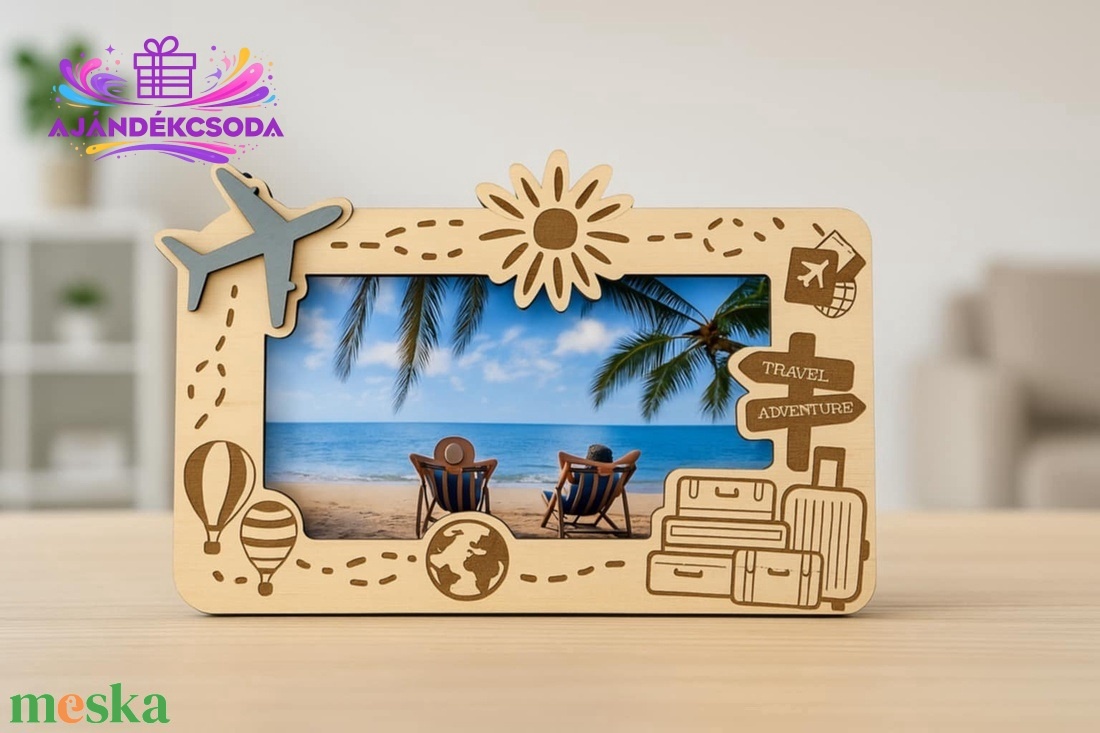  Nyáridéző egyedi fényképkeret - otthon & életmód - dekoráció - kép & falikép - képkeret - Meska.hu