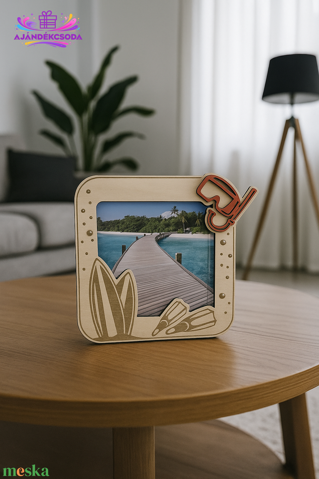  Nyáridéző egyedi fényképkeret - otthon & életmód - dekoráció - kép & falikép - képkeret - Meska.hu